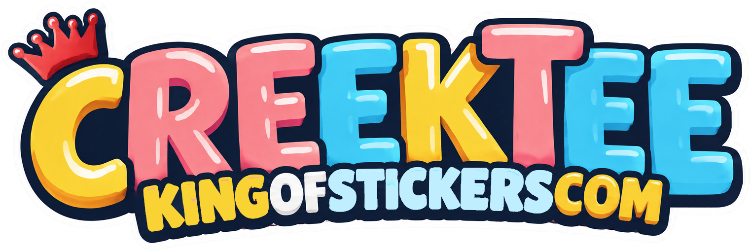 Creektee King of Stickers